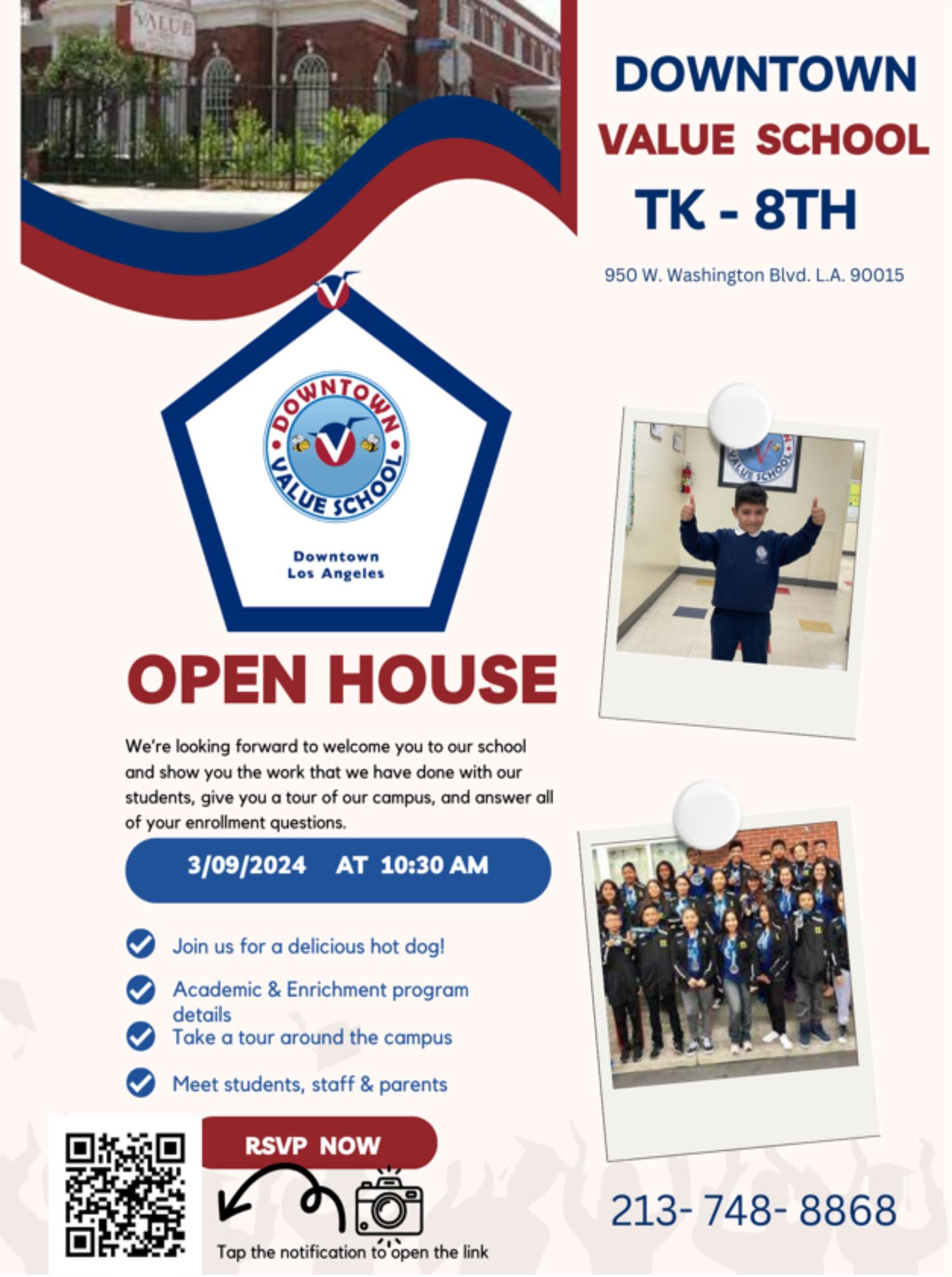 Open House Flyer English